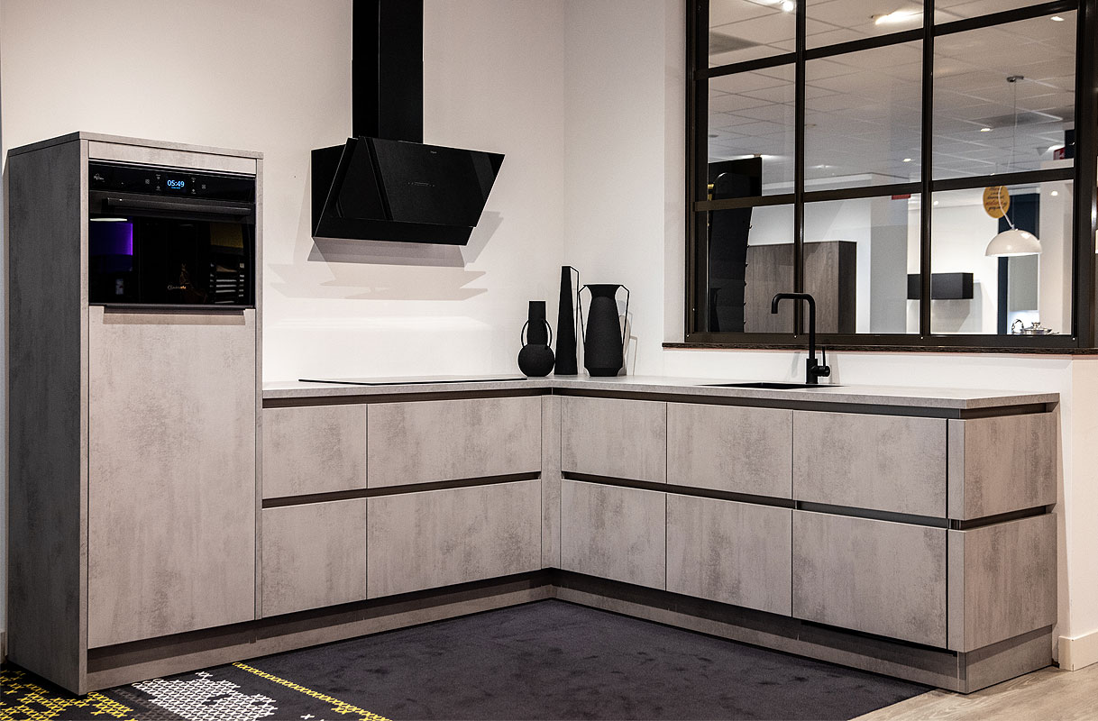 Minimalistisch ontwerp met zwarte details