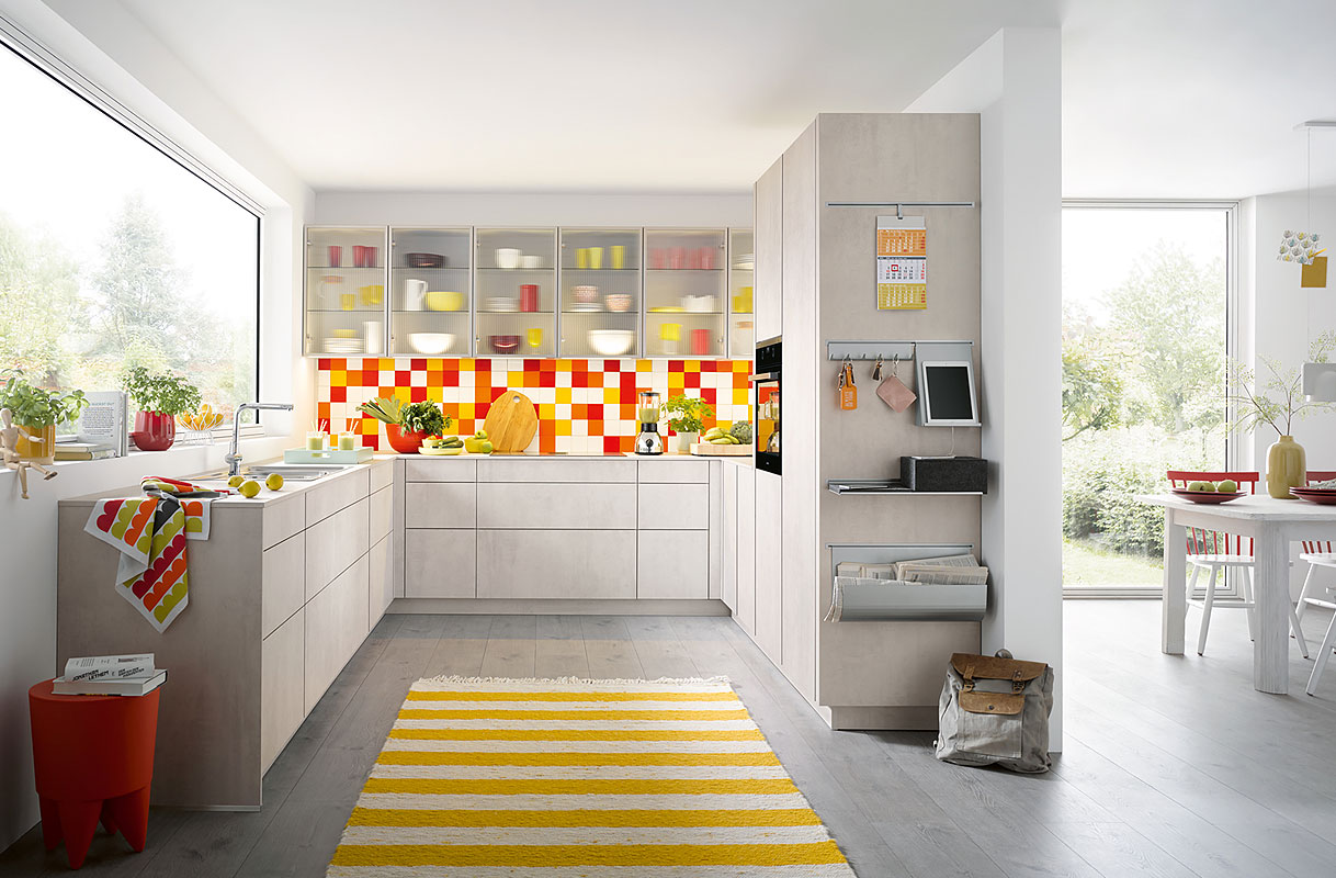 Vrolijk ontwerp met grafische kleurboost