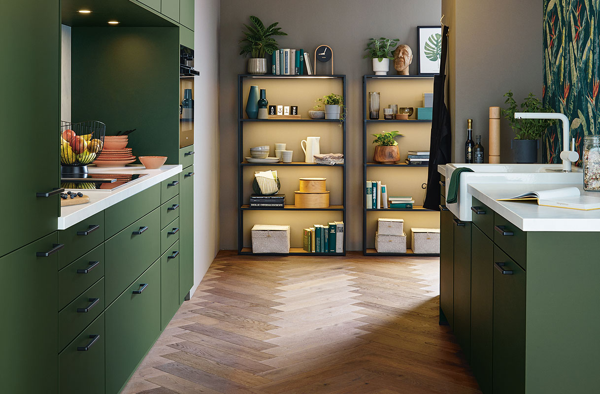 Bosgroen met ruimte en rust