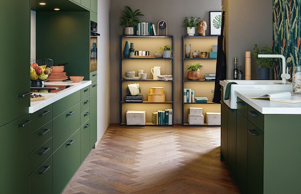 Bosgroen met ruimte en rust