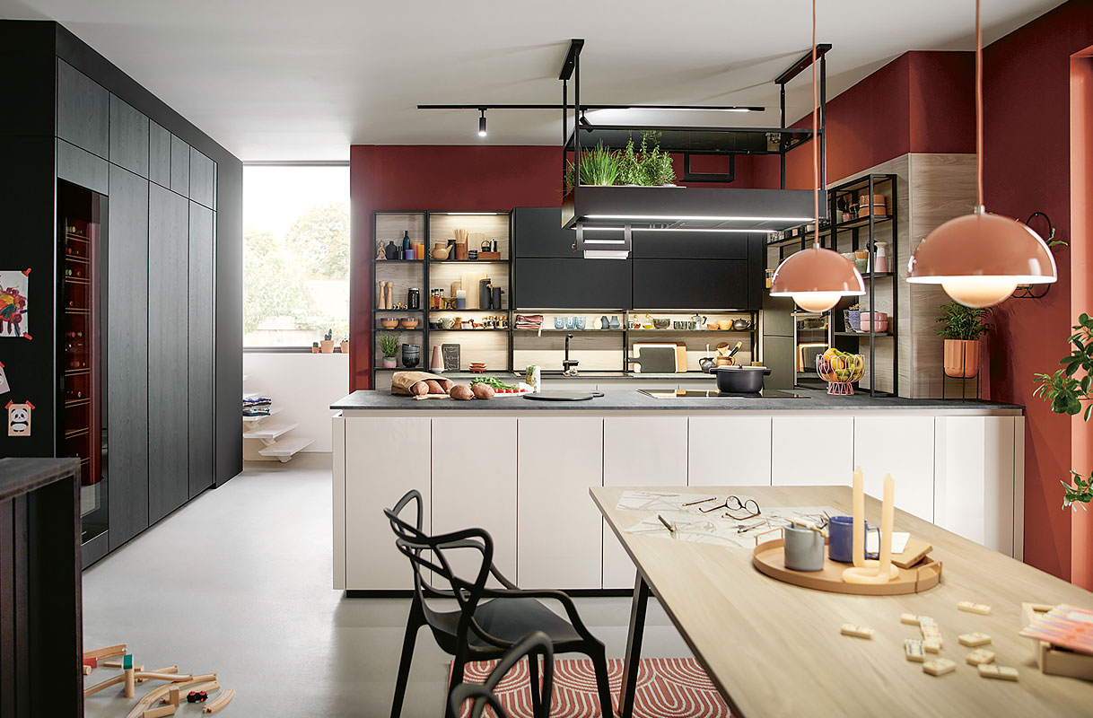 Familiekeuken waar comfort en overzicht samenkomen