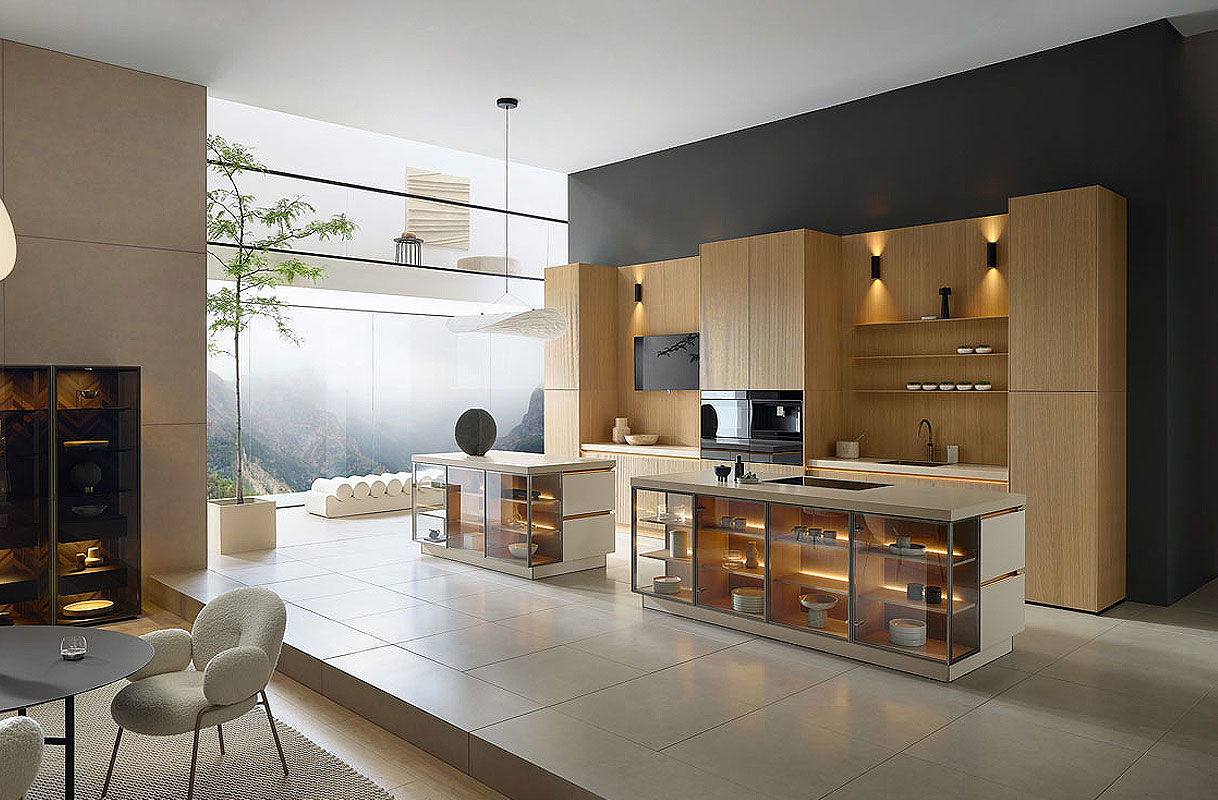 Verticale belijning in hout voor een verfijnde structuur