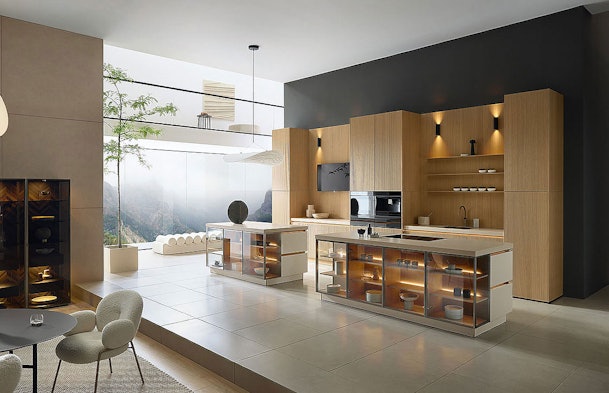 Verticale belijning in hout voor een verfijnde structuur