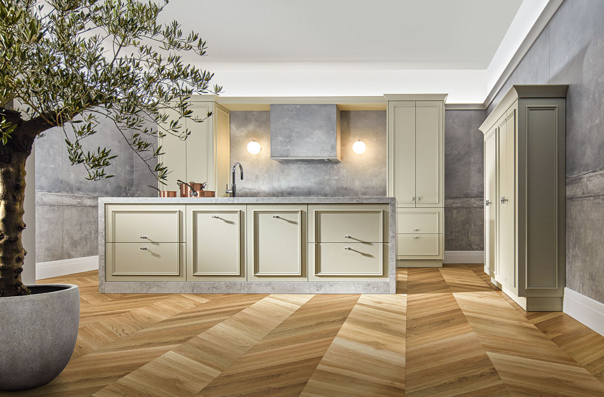 Klassieke elegantie met betonlook