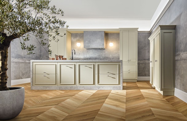 Klassieke elegantie met betonlook