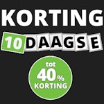 Korting 10-Daagse met tot 40% korting