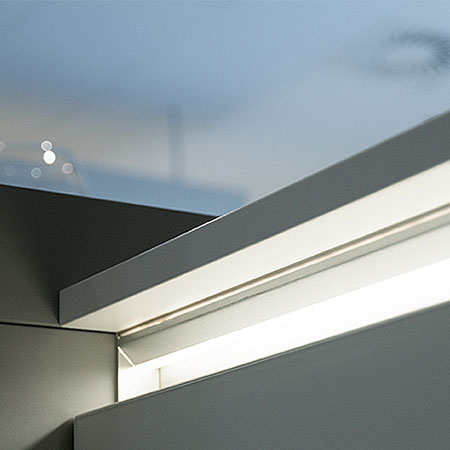 LED greeplijst met verlichting