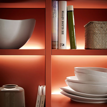 LED lichtband voor regalen