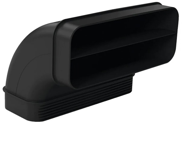 Large bocht: minimale werkbladdiepte van 70 cm.