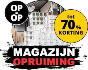 Magazijn opruiming met kortingen tot 70%