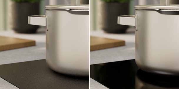 Etna mat glas kookplaat