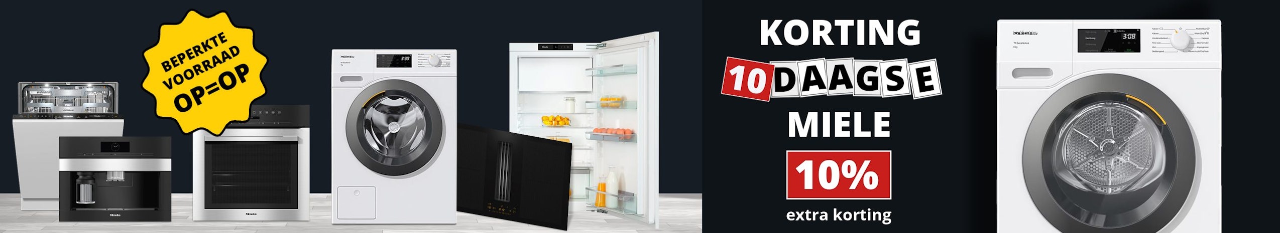Miele 10% extra korting desktop