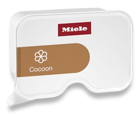 Miele Cocoon wasverzachter capsule.