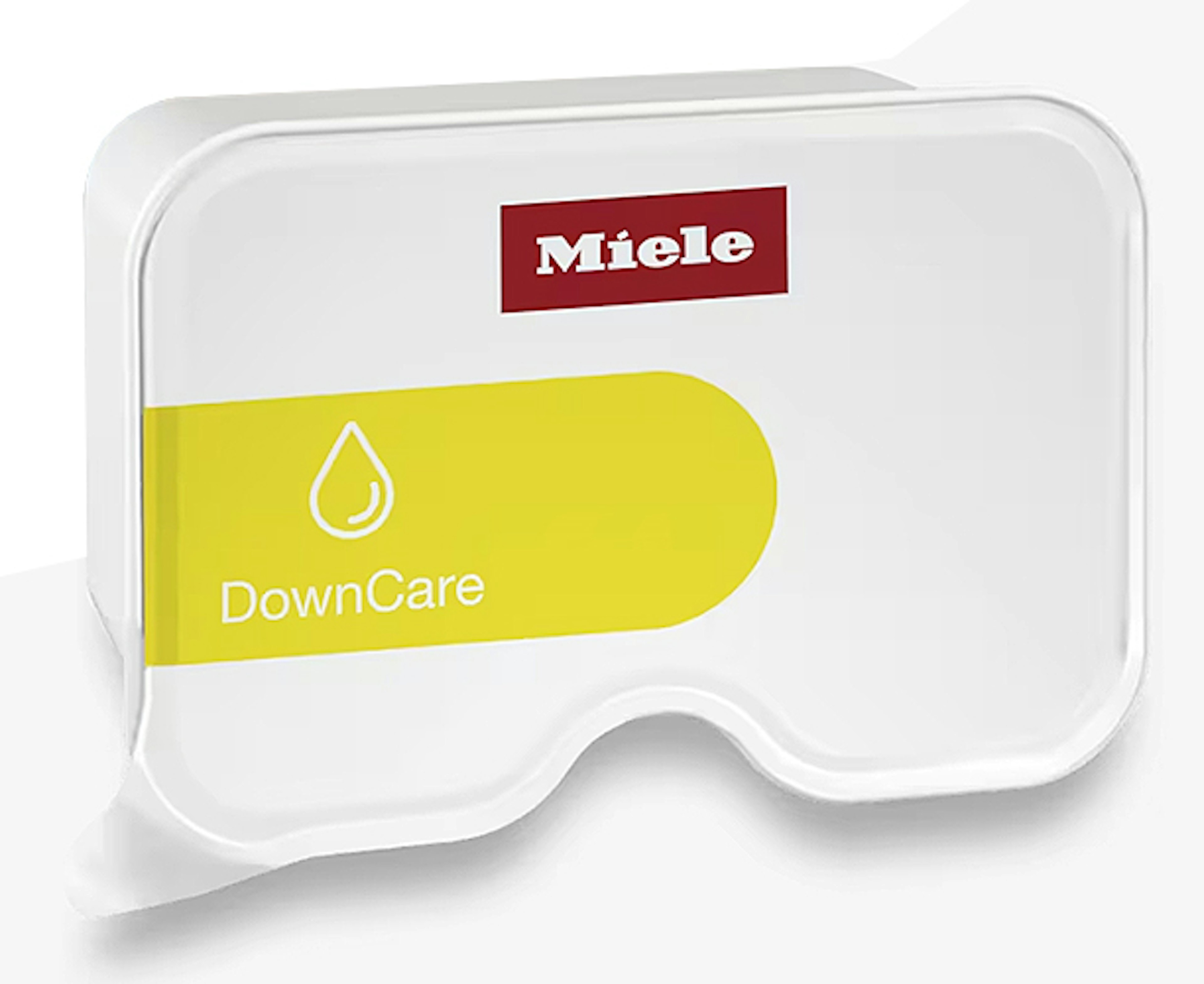 Miele DownCare wasmiddel capsule.