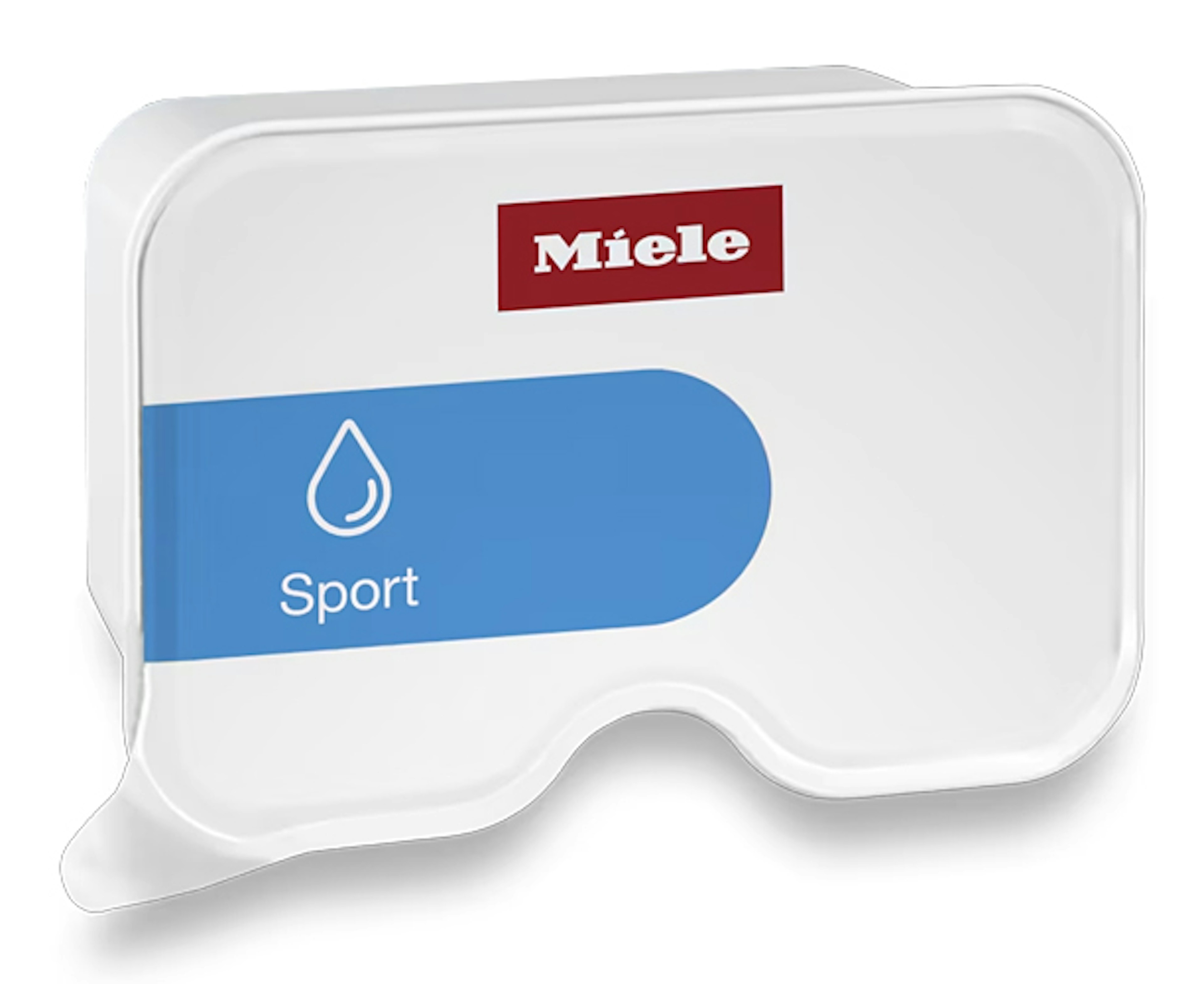 Miele Sport wasmiddel capsule.