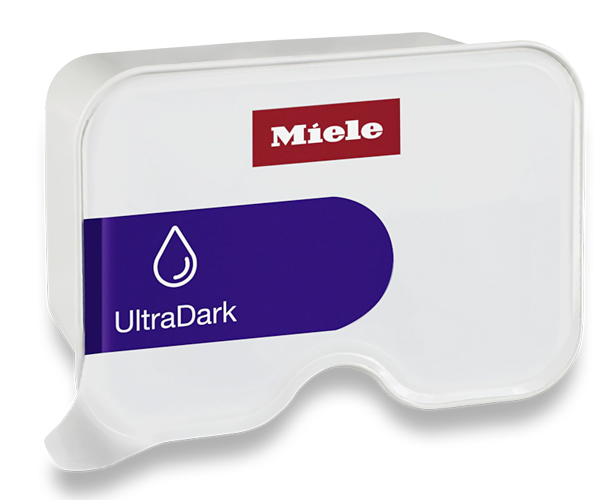 Miele UltraDark wasmiddel capsule.