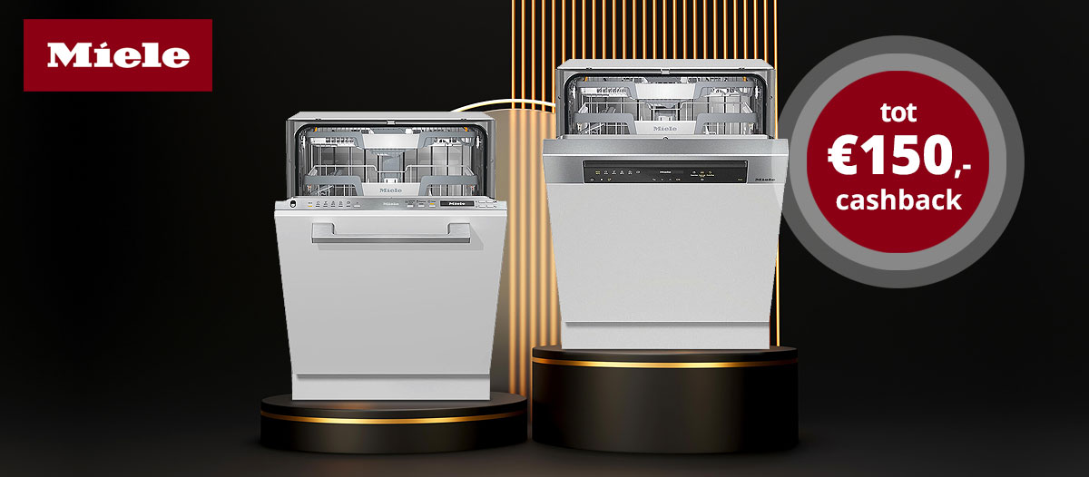 Miele vaatwassers met tot €150,- cashback