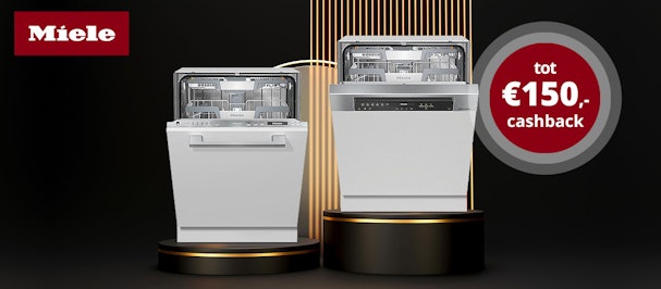 Miele vaatwassers met tot €150,- cashback
