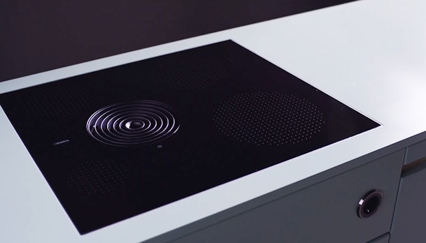 Het minimalistisch design van het BORA S Pure kookveldafzuigsysteem.