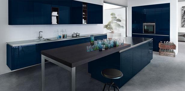 Next125 keuken - NX 501 Indigoblauw hoogglans