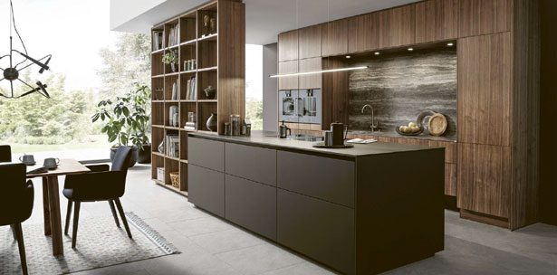 Next125 keuken NX 870 Fenix mokka bruin
