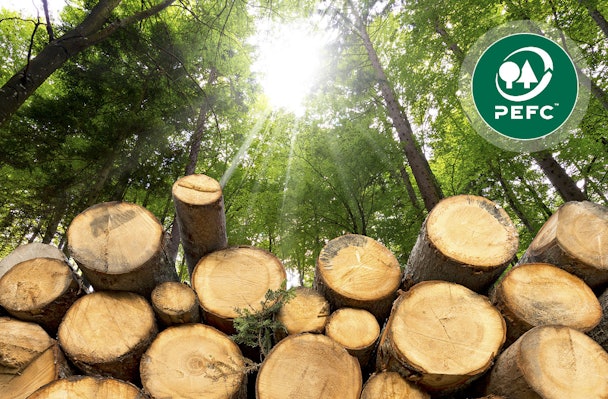 PEFC gecertificeerd hout.