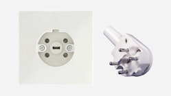 Perilex 5-polige stopcontact stekker