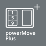 Schroef de hitte op door de pan te verplaatsen: powerMove Plus.