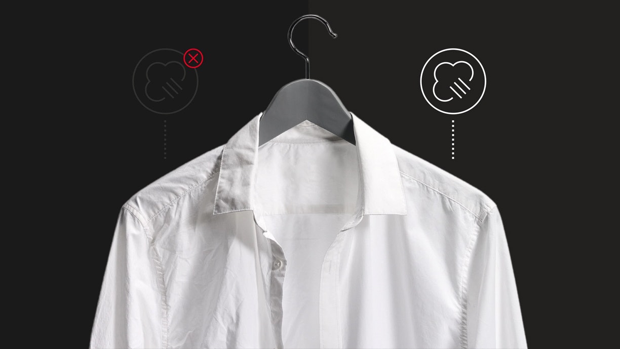 Door de AEG ProSteam-technologie hoef je jou kleding nauwelijks meer te strijken.