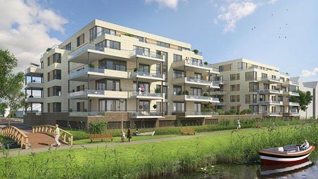 Project Waterkanten urban Villas fase 2 in Lisse
