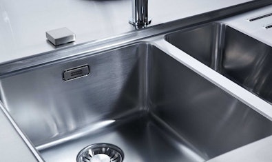 Roestvrijstalen Franke spoelbak