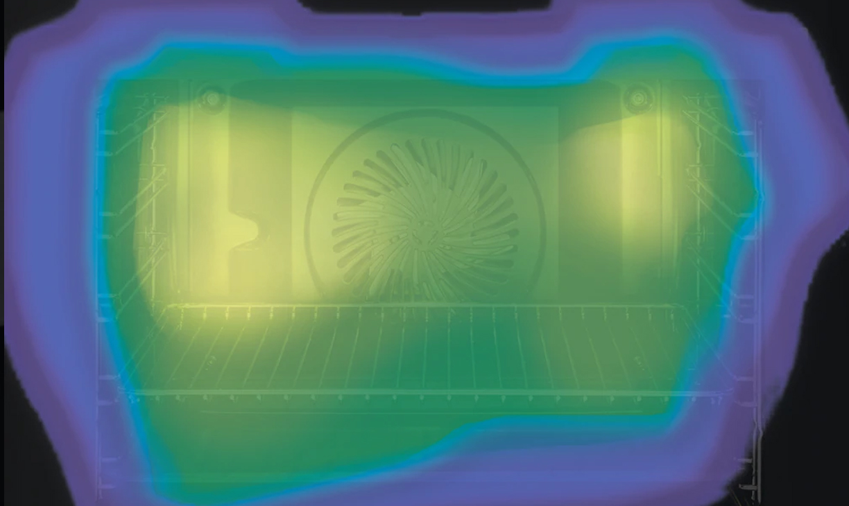 Dankzij de 'Safe to Touch' deur is de buitenkant van de ovendeur altijd koel voor een veilig gebruik.