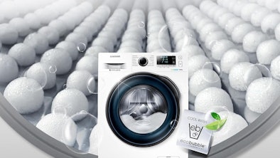 Samsung EcoBubble technologie - Extra besparen op energieverbruik.