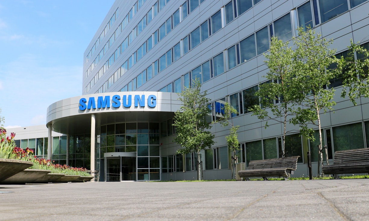 Het hoofdkantoor van Samsung Nederland