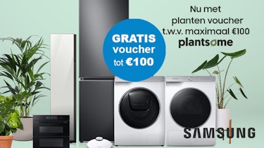 Nu met een plantsome planten voucher t.w.v. max. 100 euro.
