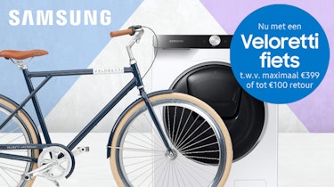 Veloretti fiets t.w.v. maximaal €399 of tot €100 retour.
