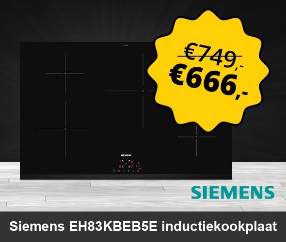 Bekijk de Siemens EH83KBEB5E inductiekookplaat