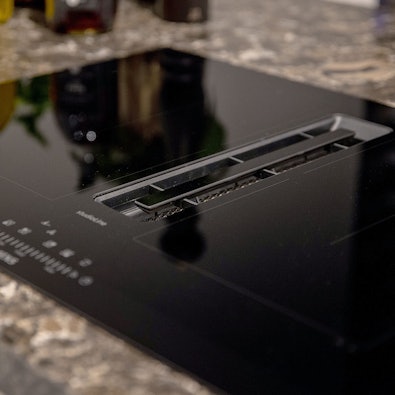 Siemens studioLine inductiekookplaat met afzuiging