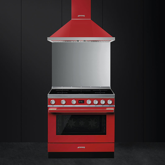 Smeg CPF9IPR fornuis en KPF9RD afzuigkap