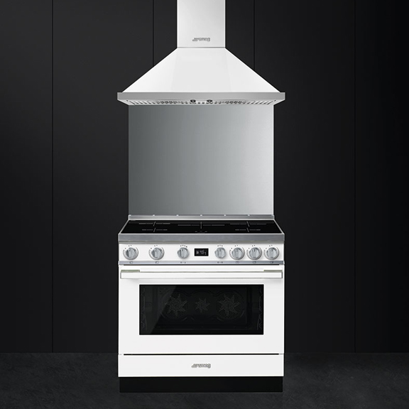 Smeg CPF9IPWH fornuis en KPF9WH afzuigkap