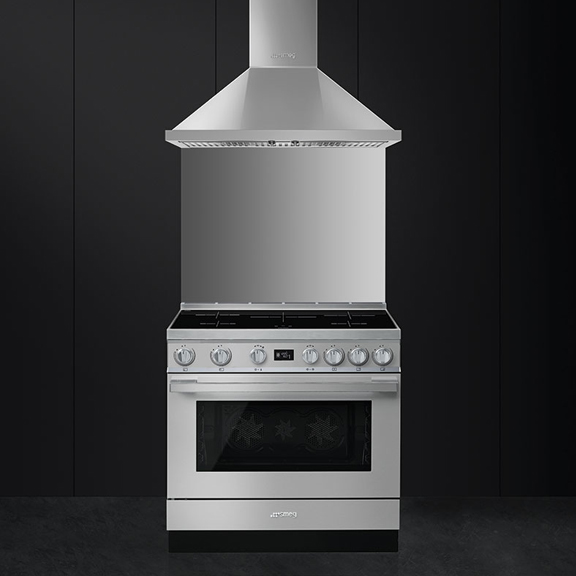 Smeg CPF9IPX fornuis en KPF9X afzuigkap