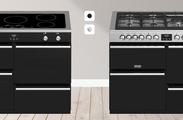 Stoves Sterling inductie fornuis en Precision gasfornuis