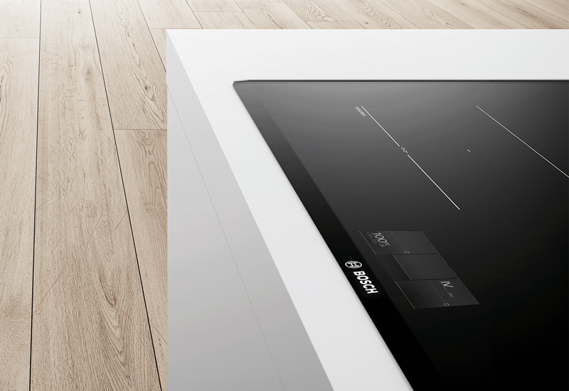 TFT-touchdisplay-bediening - inductiekookplaten die je met één vinger kunt bedienen.