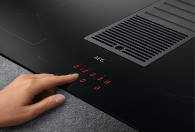 Touch Controls op de ComboHob kookplaat