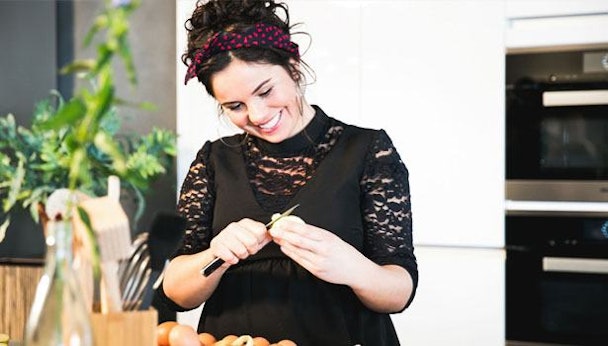 Tv-chef Roberta Pagnier kookt met Miele apparatuur