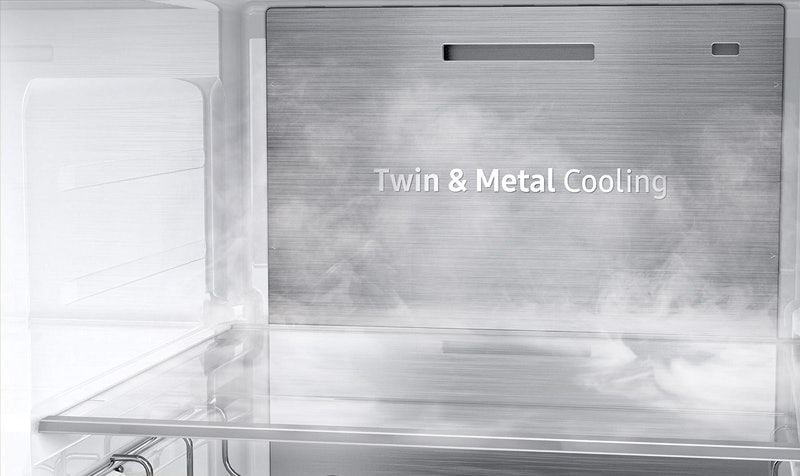 De Twin & Metal Cooling plaat blijft koel