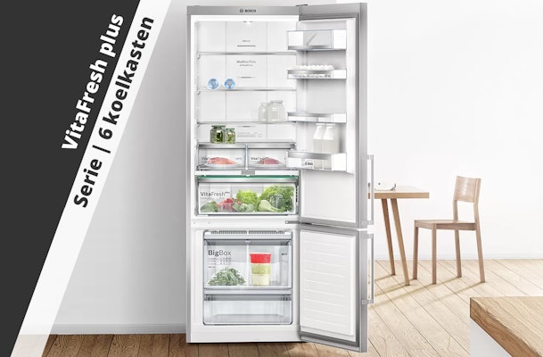 VitaFresh plus: Serie | 6 koelkasten en koel-vriescombinaties.