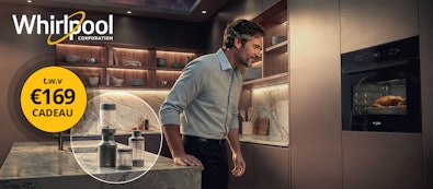 Ontvang een Beast Mighty 850 Plus blenderset ter waarde van € 169,- cadeau bij aankoop van een Whirlpool compacte oven.