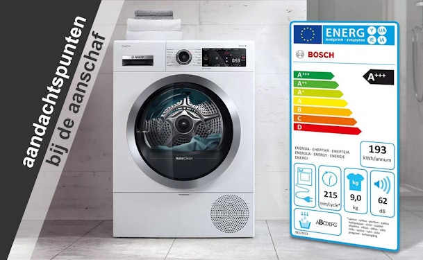 Aandachtspunten bij het kopen van een warmtepompdroger.