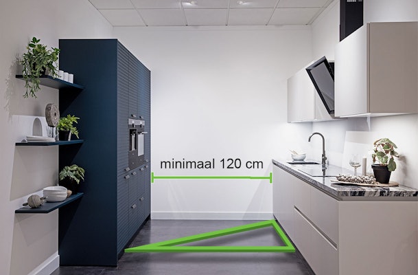 Belangrijke aandachtspunten bij het ontwerp van een parallel keuken.